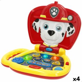 Ordinateur-jouet The Paw Patrol Anglais 20 x 17 x 14 cm Multicouleur (4 Unités)