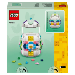 LEGO 40816 L'Oeuf de Pâques Décoratif à Construire - Set de Construction Créatif pour Enfants 9 ans et Plus, Fête de Pâques