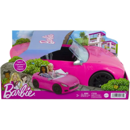 Barbie Cabriolet Rose Accessoire pour Poupées Convertible