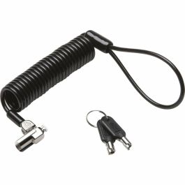 Kensington Câble de Sécurité NanoSaver Portable, Câble Antivol pour Ordinateur Portable, 2.3m, Clé, Acier au Carbone, Noir