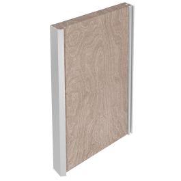 TRENTADUE Profil Tirador Aluminium Capri 2,70 Argent Mat (Set de 2)