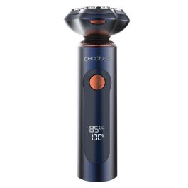 Rasoir électrique Cecotec PrecisionCare Aluminium Pro bleu titane LCD 80min IPX6 base