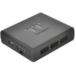 140mm Thermaltake Riing Plus 14 LED RGB Radiator Fan TT Premium Black 3 Pack