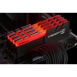 G.Skill Trident Z RGB Kit de mémoire F4-3200C16Q-64GTZR - 64 Go (4x16 Go) DDR4 3200 MHz CL16 - Rétroéclairage RGB
