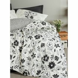 Ensemble de lit 220x240 cm, 2 taies d'oreiller 60x60 cm, 100% coton, noir - ASI8684283425440
