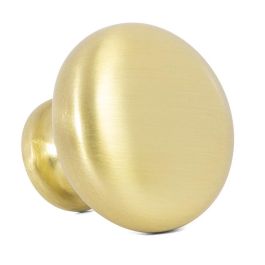 Viefe Pomo Modelo Duke Ø31 Cromo, Níquel Cepillado Y Latón Cepillado Mate Acabado Latón Cepillado