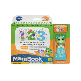 VTech Magibook Story'Friends - Livre éducatif interactif, J'apprends les nombres avec Scout et Violette + figurine, 32 pages, pour enfants de 2 à 5 ans Precio: 40.5. SKU: B12R6DPMP2