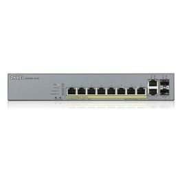 Zyxel GS1350-12HP Switch Géré 10 ports Gigabit PoE L2 24 Gbit/s avec Grille de Montage