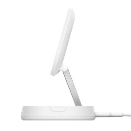 Belkin BoostCharge Pro - Station de recharge sans fil Qi2 15W avec charge rapide - Câble USB-C de 1,5 m - Blanc