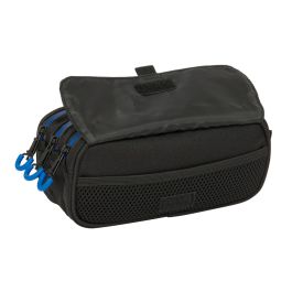 Trousse Fourre-Tout Triple Kelme Jet black Noir 21,5 x 10 x 8 cm