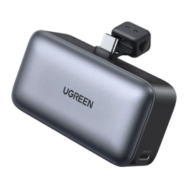 UGREEN Batterie Externe Portable 5000 mAh Power Bank Noir avec Support pour Smartphone, Charge Rapide USB-C, Compacte et Sécurisée contre Surchauffe et Courts-Circuits Precio: 45.852. SKU: B1CJJ25GBN