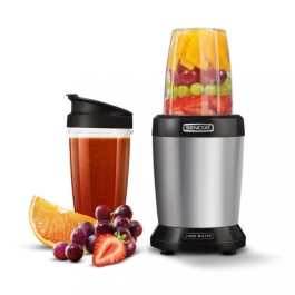 Sencor SNB 4302SS Blender Smoothie Professionnel 1200W - Extracteur de Nutriments avec 2 Tasses (1L, 0.8L), 6 Lames Titanium pour Soupes, Cocktails, Aliments Bébé Precio: 80.028. SKU: B12C4AYBS2