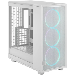 Fractal Design FD-C-EPO1X-05 Boîtier PC Epoch XL Blanc TG RGB Tint Clair - Compatible E-ATX, GPU 425 mm, Watercooling, 3 Ventilateurs Momentum 14, USB-C 20 Gbit/s, Design Épuré