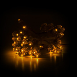 Pixel LED 0.1W 2Lm Jaune 12mm 5V Epistar (Chaîne de 50 Unités) 50.000H [DE-PIX-12-Y]