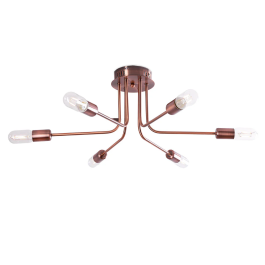 Lampe de Plafond Adrian SKD-P8002-BK Design Moderne