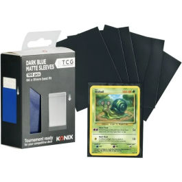 Konix - 100 Pochette Protection Premium Matte Bleu Foncé 66 x 91 mm - Sleeves Compétition pour Cartes Magic: The Gathering, Pokémon, Lorcana, One Piece Precio: 24. SKU: B1CPASGZ2B