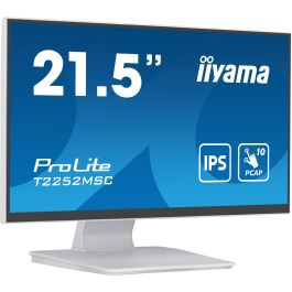 54,5cm/21,5" (1920x1080) iiyama ProLite T2252MSC-W2 16:9 FHD IPS Touch 5ms HDMI DP Speaker White