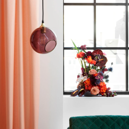 Lampe Suspendue "Ballroom Purple Rain" E27 Sans Ampoule