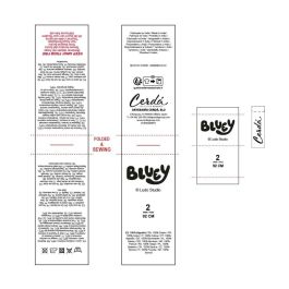 Robe Bluey Bleu clair