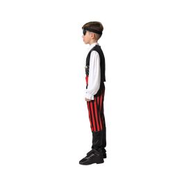 Costume de Pirate Boucanier pour Garçon 5-6 Ans - Camisole, Pantalon, Ceinture et Foulard