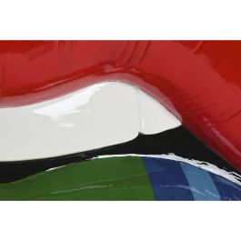 Décoration murale Home ESPRIT Multicouleur Lèvres Urbaine 49,5 X 6,5 X 31,5 CM