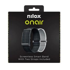 Bracelet d'activités Nilox ONAIR Noir Argenté