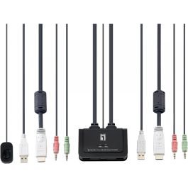 KVM Switch 0290 2-Port Kabel. HDMI. USB. Audio