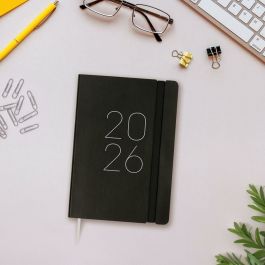 Agenda Finocam FLEXI Noir 11,8 x 16,8 cm 2026