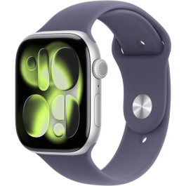 Apple Watch Series 11 GPS + Cellular 46mm Aluminium Argenté Bracelet Sport Violet Brume S/M MFCP4ZRA Precio: 653.4999996. SKU: B14LYLWKAJ