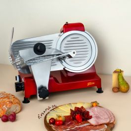 Hkoenig Coupe-charcuterie MSX224 Lame 22 cm Rouge