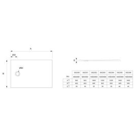 Receveur de douche extra-plat Jacob Delafon Ipso E62300-AGM 80x80x3 cm - Gris anthracite, texture pierre