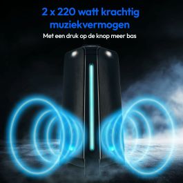 Haut-parleurs bluetooth portables Medion LIFE P61552 Noir