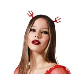Couronne démoniaque à cornes rouges avec volants pour costume de diablesse - Accessoire pour Halloween et fêtes déguisées Precio: 9.99. SKU: B13NGW2BGK