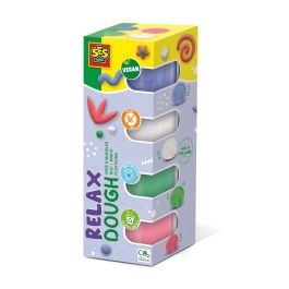 Ses Creative Plastilina Vegana, Lavable, Flexible - 4x90gr - AAAAR50269