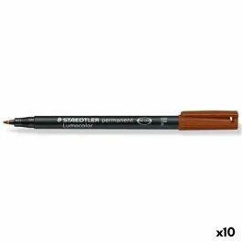 Marqueur permanent Staedtler Lumocolor Marron (10 Unités) Precio: 17.9900004. SKU: B1JAH5LK5L