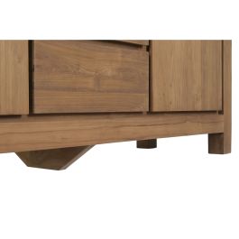 Présentoir Home ESPRIT Verre bois de teck 160 X 45 X 210 CM