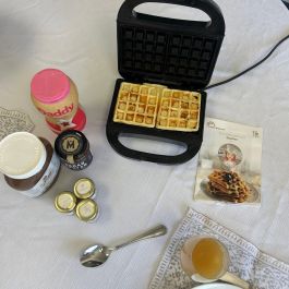 Little Balance Gaufrier Happy Waffles Revêtement antiadhésif sans PFAS 750 W LIT3760240788201
