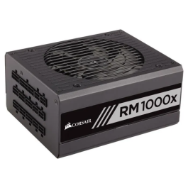 Corsair Alimentation PC RM1000x Shift - 1000 Watt - ATX 3.1 & PCIe 5.1 - Certifiée Cybenetics GOLD - 12 V-2x6 natif - 140 mm Ventilateur - Totalement Modulaire