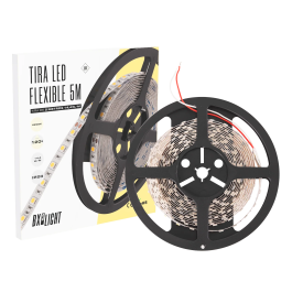BX3 LIGHT BX3-R5031072W2-W Ruban LED 5m 300 SMD5050, 14.4W/m, 24V DC, IP20, Blanc Naturel 6000K, Décoration Intérieure