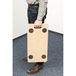 Meister Plataforme roulante 200 kg avec frein pour meubles