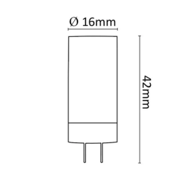 Asalite Ampoule LED G4 2W 220Lm 3000K IP20 ASAL-0097