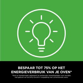 Friteuse à Air NINJA AF200EU Noir 2400 W 1,6 L 7,6 L