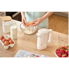 Sencor SHM 9130WH Batteur à main sans fil, 8 vitesses, autonomie longue durée, recharge USB-C, blanc