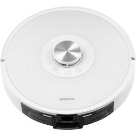 Sencor SRV 9350WH Aspirateur Robot Laveur 2 en 1 - 4000 Pa - Navigation LiDAR - Autonomie 200 min - Désinfection UV-C - 65 dB - Blanc