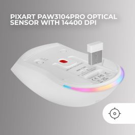 Souris Gaming Mars Gaming MMT3W Blanc