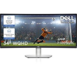Dell S3423DWC Moniteur incurvé 34" (86,36 cm) UltraWide QHD 3440x1440 100 Hz avec USB-C - Noir