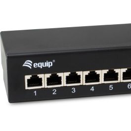 Equip Patchpanel 8x RJ45 Cat6A FTP 1HE Premium schwarz