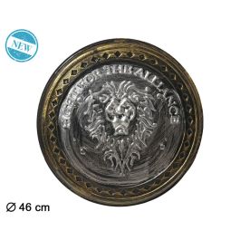 Escudo Romano Bouclier Romain Décoratif 46 cm avec Lion en Relief et Finition Dorée pour Déguisement de Centurion ou Gladiateur Precio: 6.912. SKU: B17QPTRTYS