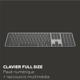 Mobility Lab - KP430W - Teclado inalámbrico - Teclas planas - AZERTY - FR - Negro