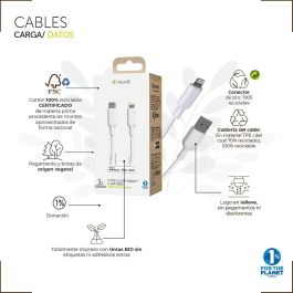 Câble USB Muvit for Change Noir 20 cm